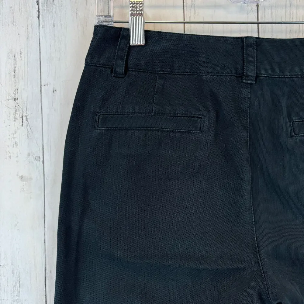 Lauren Ralph Lauren Black Zip Front Pocket Skinny Pointe Pants Size 4 Petite